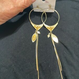 free people shoulder duster chandelier earrings